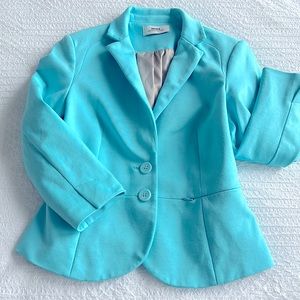 Ladies Blazer size 32  colour is Tiffany Blue